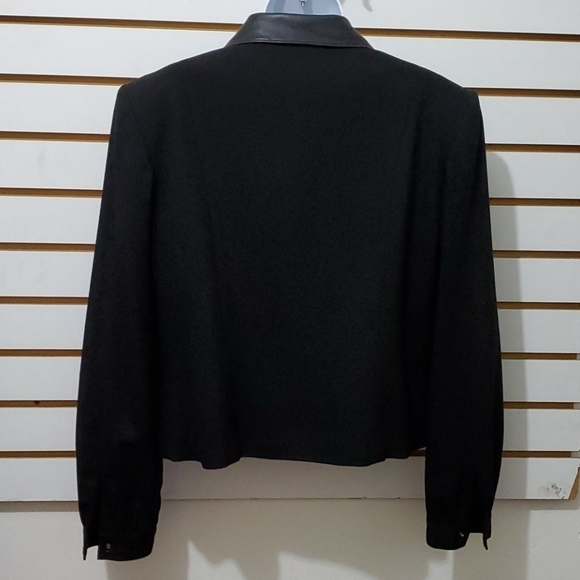 BLACK Valerie Stevens Wool And Lycra Jacket - Picture 4 of 5